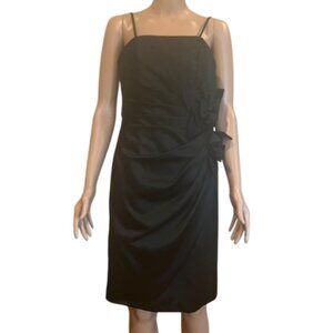 ANDREW ADELA Strapless (w/strap option)Party/Evening Dress Black Sz 6 Ruched